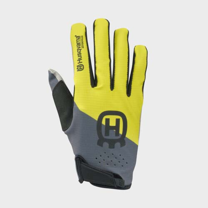HUSQVARNA gloves MX Authentic grey/yellow