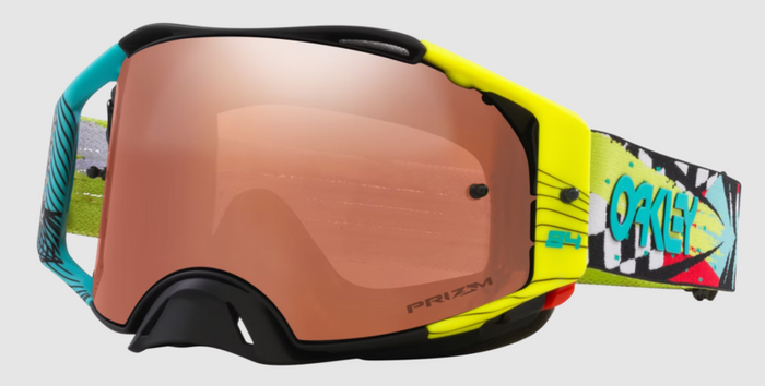 OAKLEY MX brilles Airbrake Herlings Sig yellow/blue w/prizm black irridium