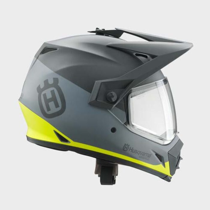 HUSQVARNA ķivere MX9 Adventure Mips black/grey/yellow