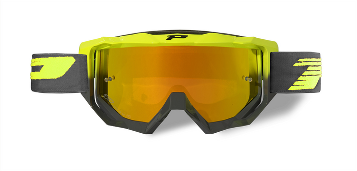 PROGRIP brilles 3200FL yellow fl/grey w/orange ML 3249