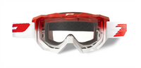 PROGRIP goggles 3200LS red/white w/clear LS 3298