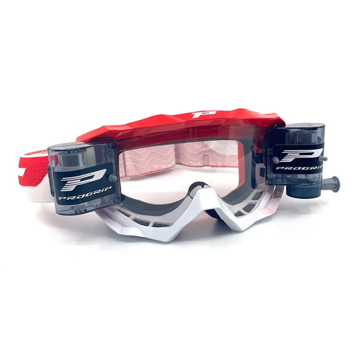 PROGRIP brilles ar Roll Off XL 3200 RO red/white w/clear 3215