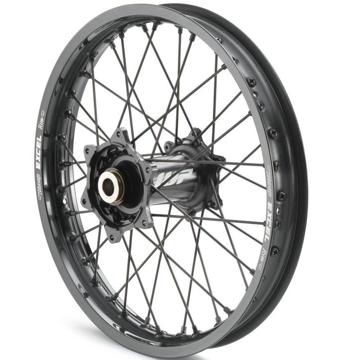 HUSQVARNA riteņa kompl aizm 2.15x18" Factory Racing black