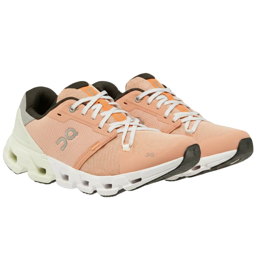 on-apavi-cloudflyer-4-w-peach-light-green