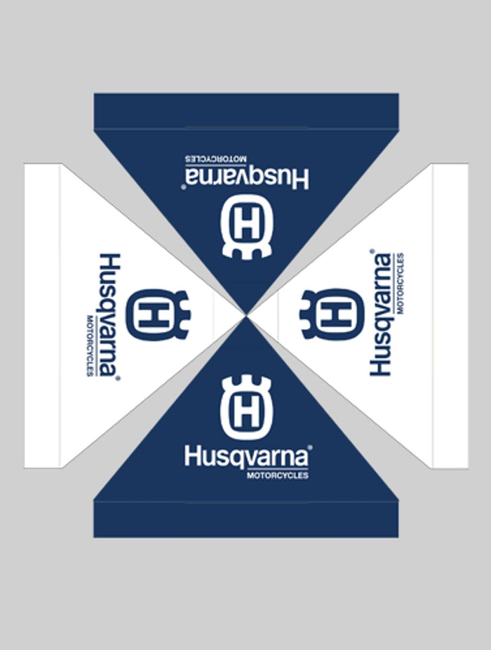HUSQVARNA telts jumts HUS 3x3 blue/white