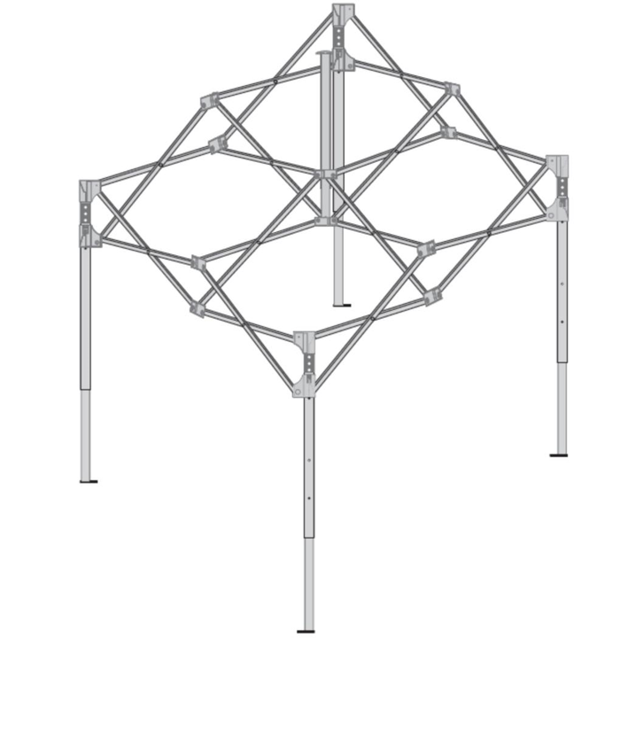 HUSQVARNA telts rāmis HUS 3x3 /bez jumta