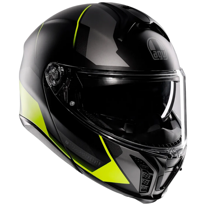 AGV ķivere Tourmodular Preception matt black/yellow/grey