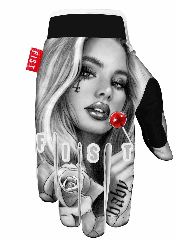 FIST cimdi HR Candy Shop black/white/grey
