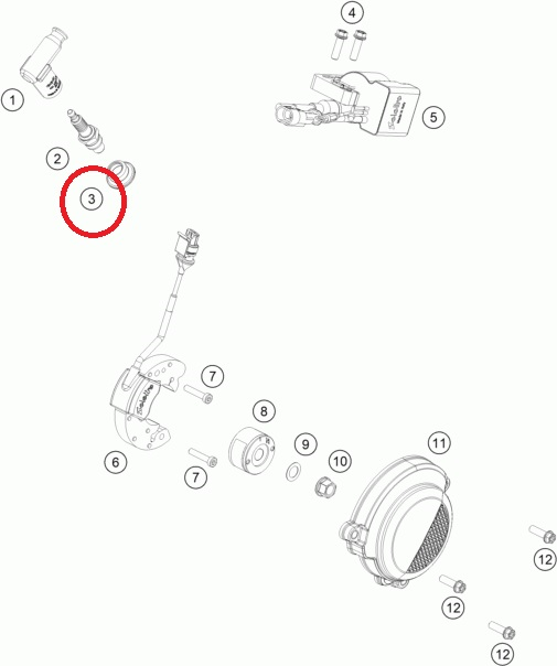HUSQVARNA sealing boot TC 50/65 '24-'25