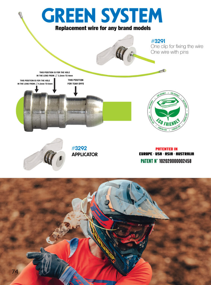 PROGRIP stieple Tear off uzķērājs Green System Wire