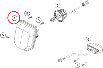 HUSQVARNA lukturis pr bez spuldzes TE/FE 125-501 '24-'25