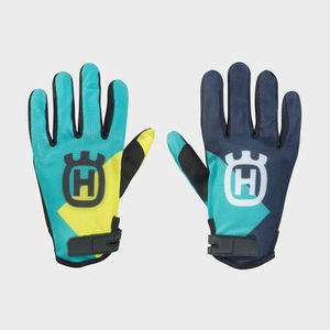 HUSQVARNA cimdi Kids Railed blue/black/yellow