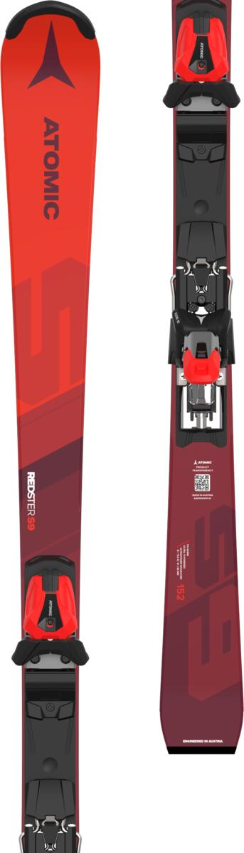 ATOMIC Redster FIS S9 J-RP3 w/Icon 10 kalnu slēpes ar stiprinājumiem