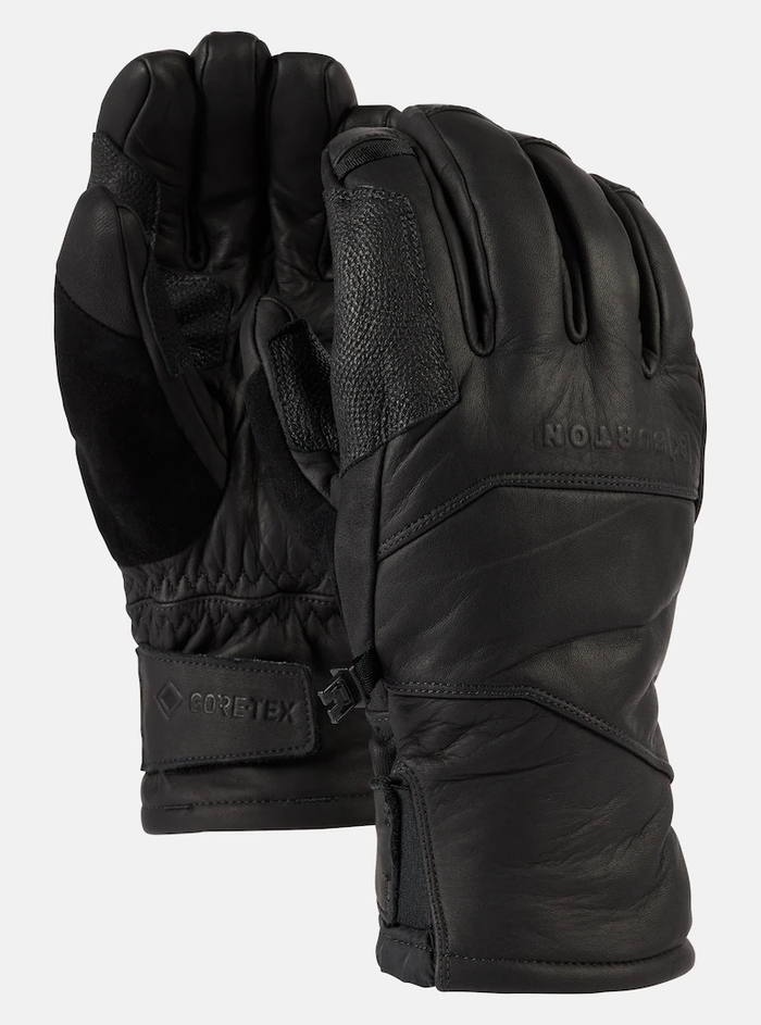 BURTON cimdi AK Gore Clutch Leather true black