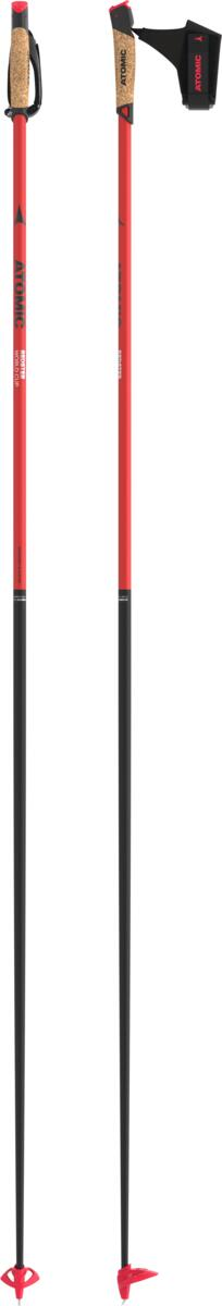 ATOMIC distanču slēpošanas nūjas Redster WC QRS red/carbon