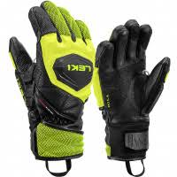 LEKI gloves HS WCR Venom 3D Junior black/yellow