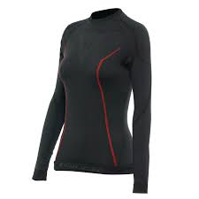 DAINESE termokrekls LS WMN black/red