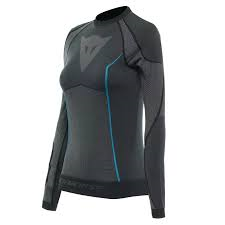 DAINESE termokrekls Dry LS WMN black/blue