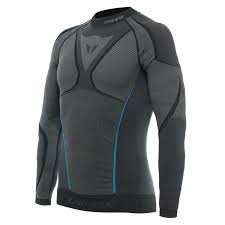 DAINESE termokrekls Dry LS MAN black/blue