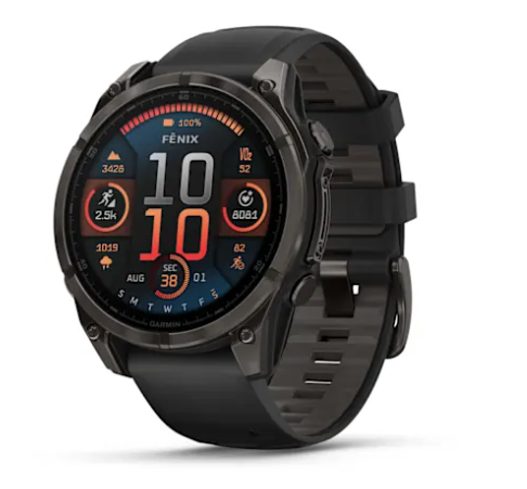 GARMIN pulkstenis Fenix 8 47mm Amoled Sapphire black