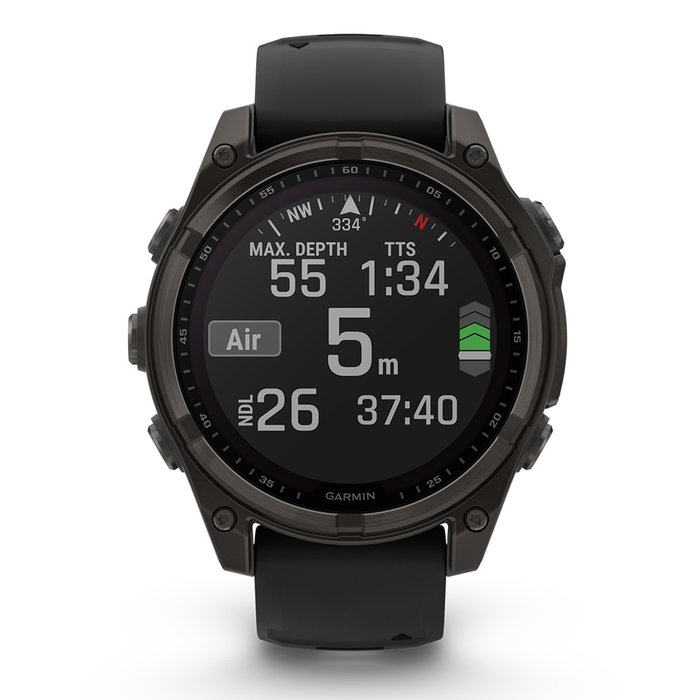 GARMIN Fenix 8 51mm Sapphire Solar carbon grey