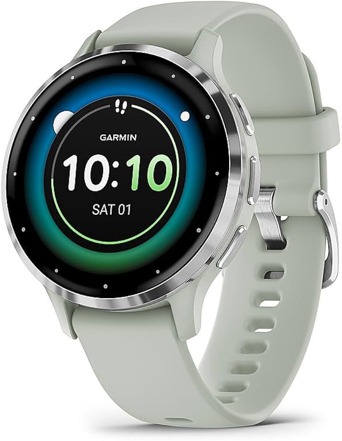 GARMIN pulkstenis Venu 3S GPS WiFi sage grey