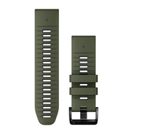 GARMIN watch band Quickfit 26mm Silicone moss/graphite