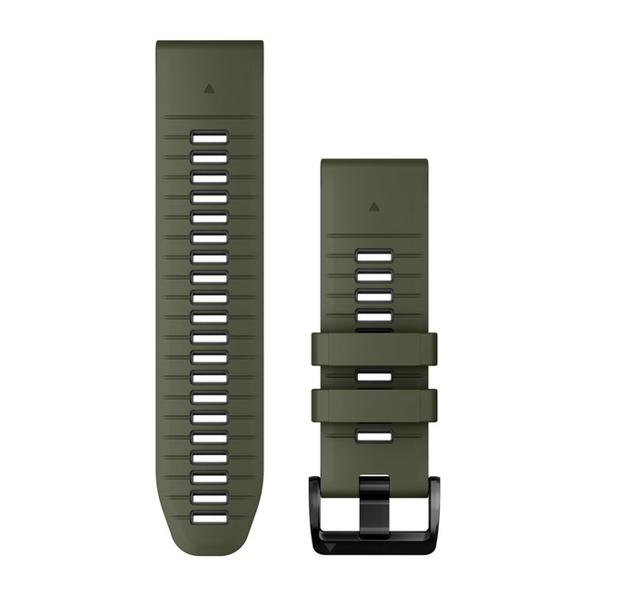 GARMIN siksna pulkstenim Quickfit 26mm Silicone moss green/grey