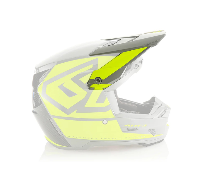 6D ķiveres nadziņš ATR-3 Hex gloss grey/yellow