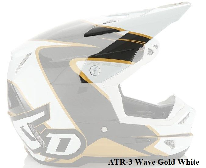 6D ķiveres nadziņš ATR-3 Wave gloss gold/white