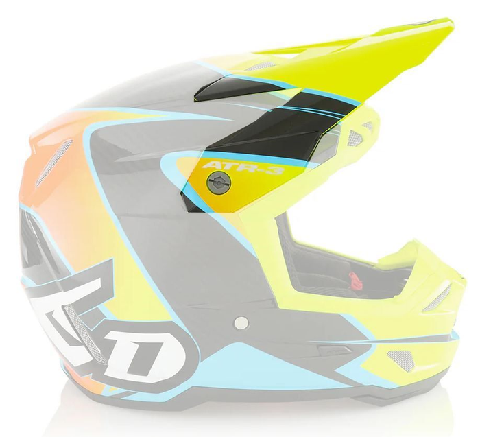 6D ķiveres nadziņš ATR-3 Wave gloss yellow/blue/orange