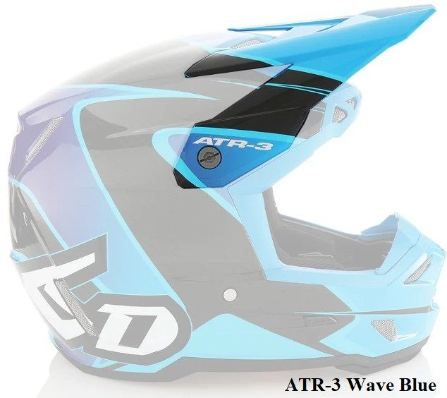 6D ķiveres nadziņš ATR-3 Wave gloss blue/black