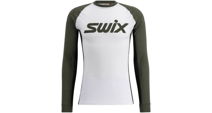 SWIX distanču slēpošanas jaka RaceX Classic LS white/dark green