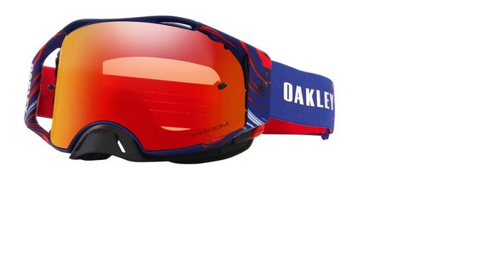 OAKLEY MX brilles Airbrake Renaux Sig blue/red w/prizm torch