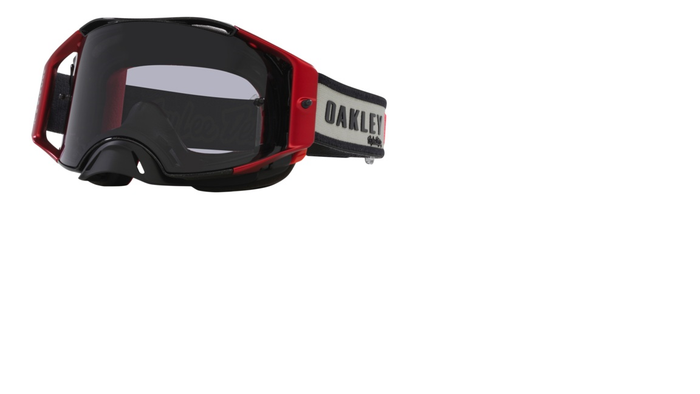 OAKLEY MX brilles Airbrake TLD Grey blocks grey/dark red w/light grey 40%