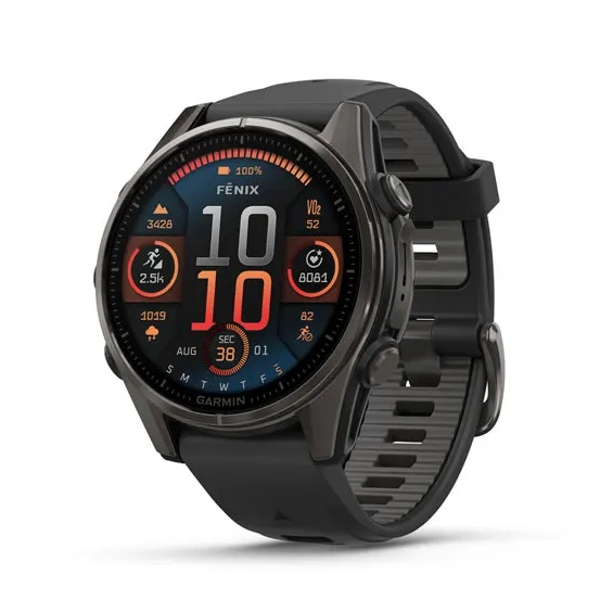 garmin-pulkstenis-fenix-8-43mm-sapphire-amoled-black-light-grey