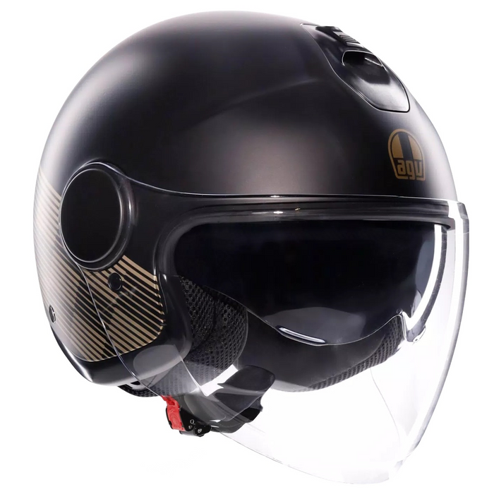 AGV ķivere Eteres Ponza matt black/gold