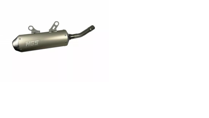 HGS silencer Oval Steel grey TC 250 '23-