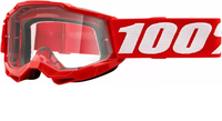 100% goggles Accuri 2 JR neon red w/clear