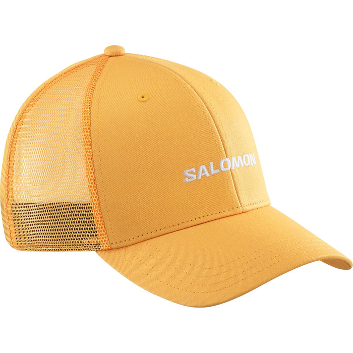 SALOMON cepure ar nagu Trucker warm apricot yellow