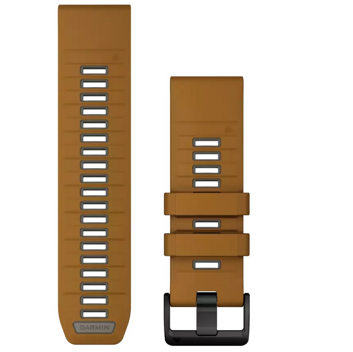 GARMIN siksna pulkstenim Quickfit 26mm Silicone brown/grey