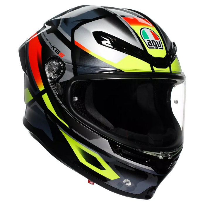 AGV ķivere K6 S Erazer black/red/yellow fluo