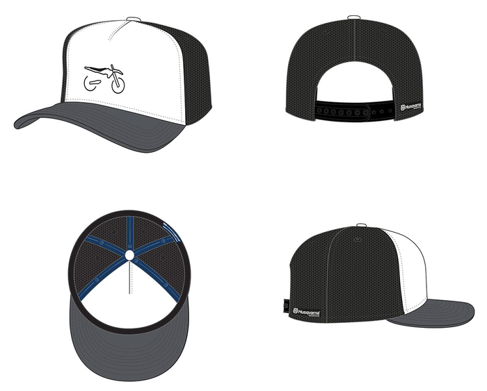 HUSQVARNA cepure Remote Trucker Cap black/white/grey