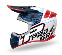 PROGRIP helmet 3080 white/blue/red — sold out