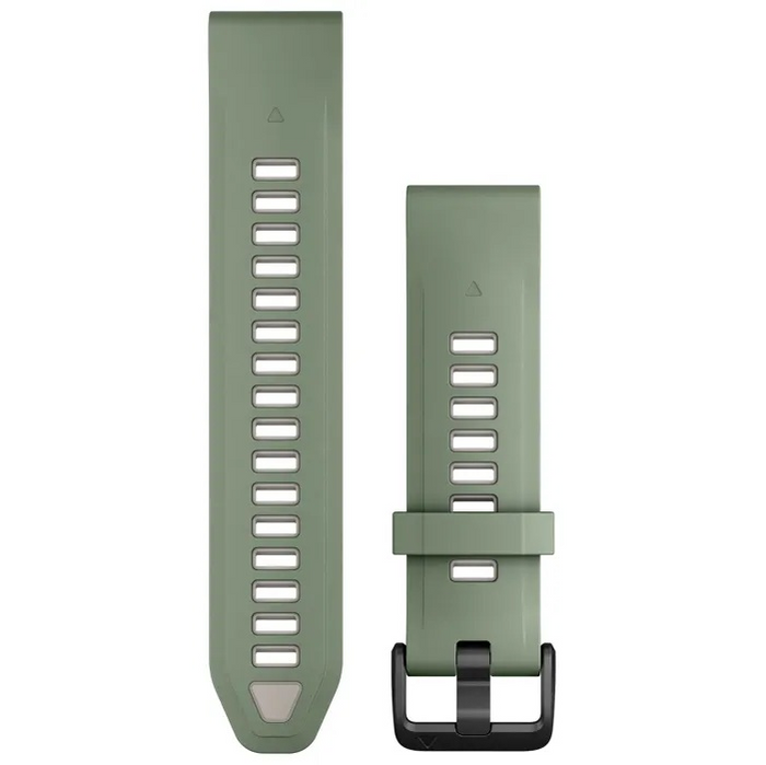 GARMIN siksna pulkstenim Quickfit 20mm Silicone light green/grey