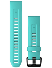 GARMIN siksna pulkstenim Quickfit 20mm Silicone aqua blue
