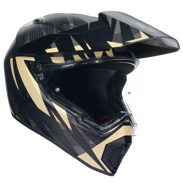 AGV ķivere AX9 Steppa matt carbon/grey/sand