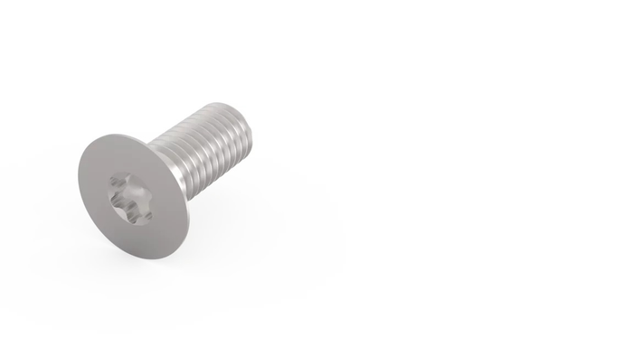 VHM skrūve M5x16 10642-8.8 flathead Torx