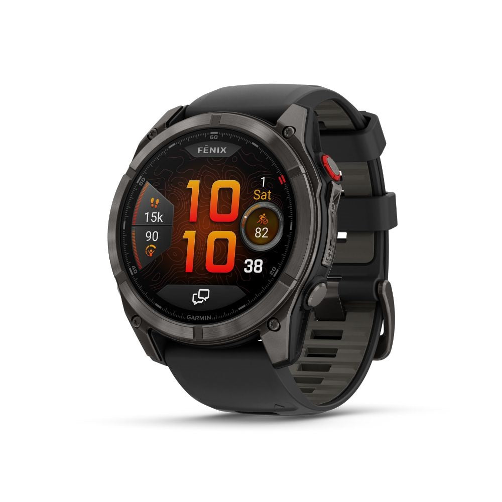 GARMIN pulkstenis Fenix 8 Pro LTE 51mm Sapphire carbon grey/black