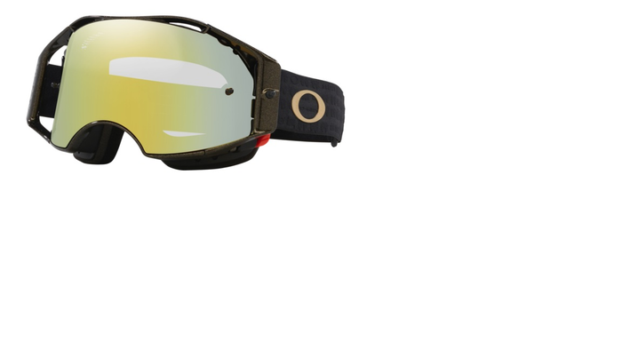 OAKLEY MX brilles Airbrake MTB 50th Annyversary gold/black w/24K iridium